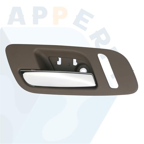 APPERFiT Interior Door Handle w/Hole for Heated Seats for Front Door Left Driver Side Cashmere Compatible with 2008-2014 Chevy Chevrolet Avalanche Suburban Tahoe GMC Yukon - Image 2