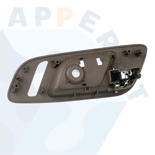 APPERFiT Interior Door Handle w/Hole for Heated Seats for Front Door Left Driver Side Cashmere Compatible with 2008-2014 Chevy Chevrolet Avalanche Suburban Tahoe GMC Yukon - Image 4