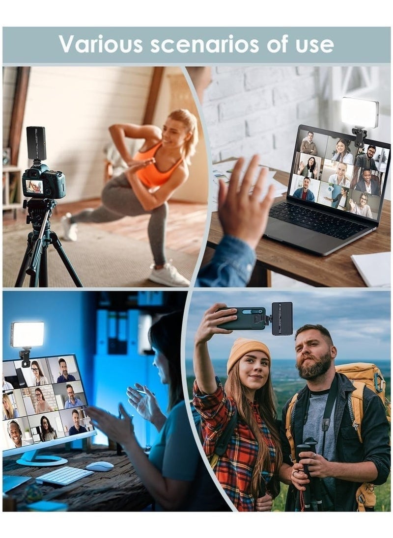 ACLIX LED Selfie Light with 60 LEDs, 2200mAh Rechargeable Cell Phone Fill Light – Adjustable RGB 2500K-6500K, 360° Clip-on Light for Phone/Tablet/Laptop Camera, 3 Lighting Modes – Perfect for TikTok, Photography, Vlogging & Live Streaming  - Image 3