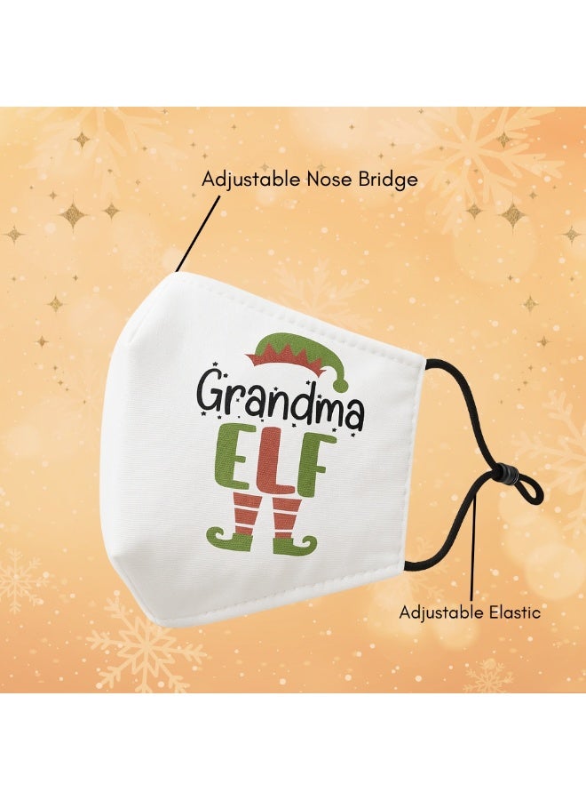 برينت شوب فور مي قناع حماية الوجه الجديد للبالغين في عيد الميلاد، قابل للغسل وقابل للتعديل للرجال والنساء والشباب - Image 2