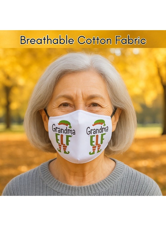 برينت شوب فور مي قناع حماية الوجه الجديد للبالغين في عيد الميلاد، قابل للغسل وقابل للتعديل للرجال والنساء والشباب - Image 3