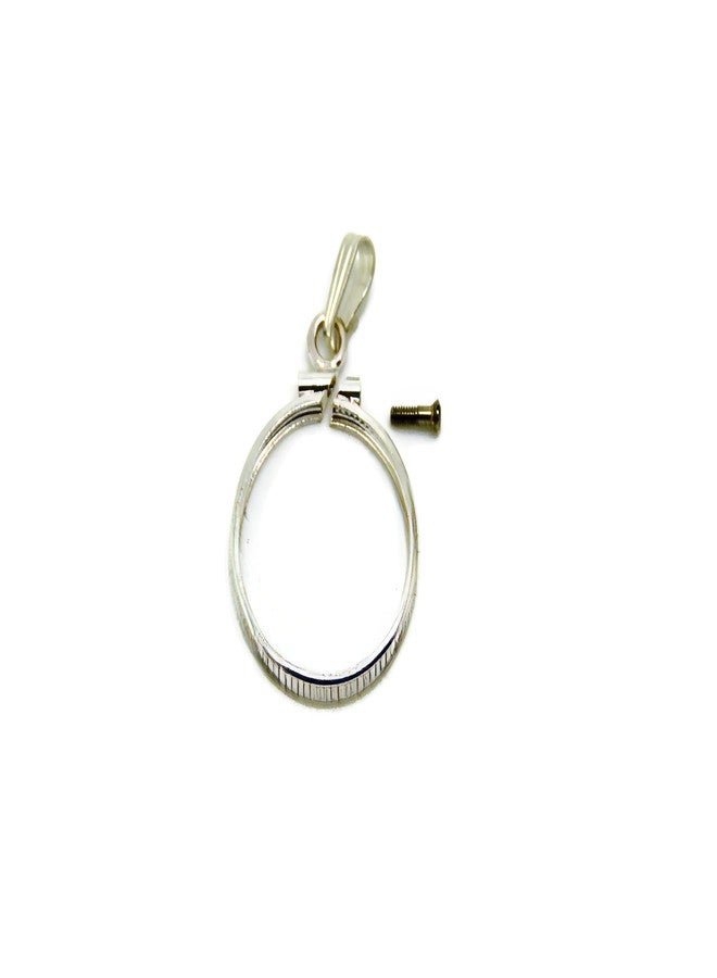 Bedrock Jewelry Sterling Silver Penny Coin Bezel, 19 x 1.5 mm, Pendant Bezel, Charm Pendant, /coin is not includet/, Made in the USA - Image 3