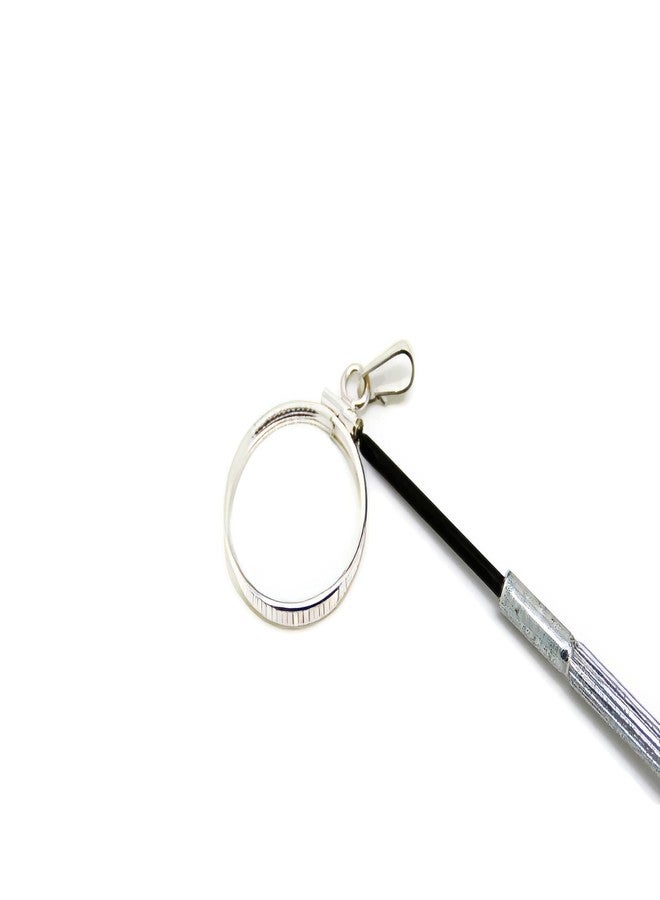 Bedrock Jewelry Sterling Silver Penny Coin Bezel, 19 x 1.5 mm, Pendant Bezel, Charm Pendant, /coin is not includet/, Made in the USA - Image 4