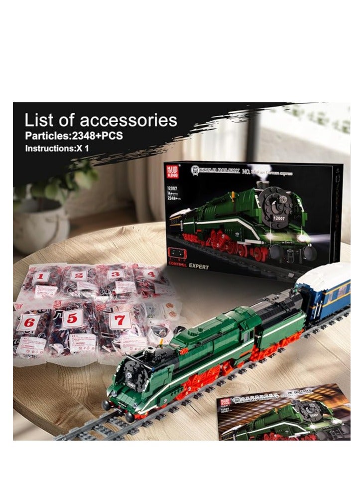 مولد كينج 12007 Technology Remote City BR18 201 نموذج بناء قطار سريع ألماني، قطار مدينة مع جهاز تحكم عن بعد وقضبان للأولاد/الفتيات المراهقين - Image 4