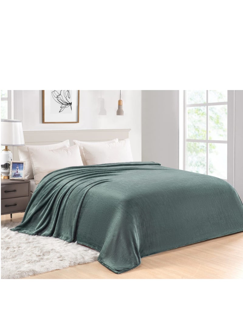 LoveHome - Super Soft Flannel Throw Blanket for Couch or Bedroom  Size 220 x 240 cm - Image 1