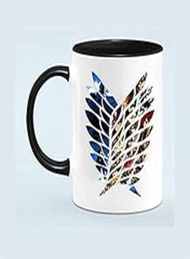 attack on titan logo printed mug