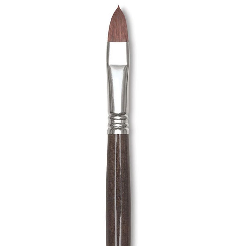 Escoda Primera Teijin Synthetic Hair Brush - Series 4160 - Filbert - Long Handle - Size: 28 - Image 4