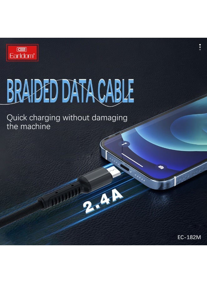 Earldom Fast Charging Cable EC-182 – Micro-USB   1 m  3 A Output - Image 4