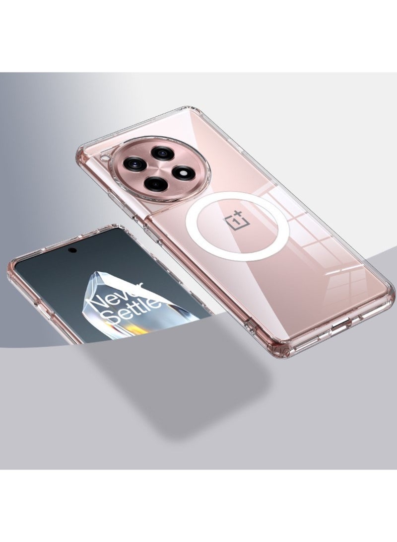 اووكاي غطاء حماية لهاتف OnePlus 13R مزود بمغناطيس، متوافق مع MagSafe، غطاء حماية شفاف رفيع ومضاد للخدش لهاتف OnePlus 13R (شفاف للغاية). - Image 1