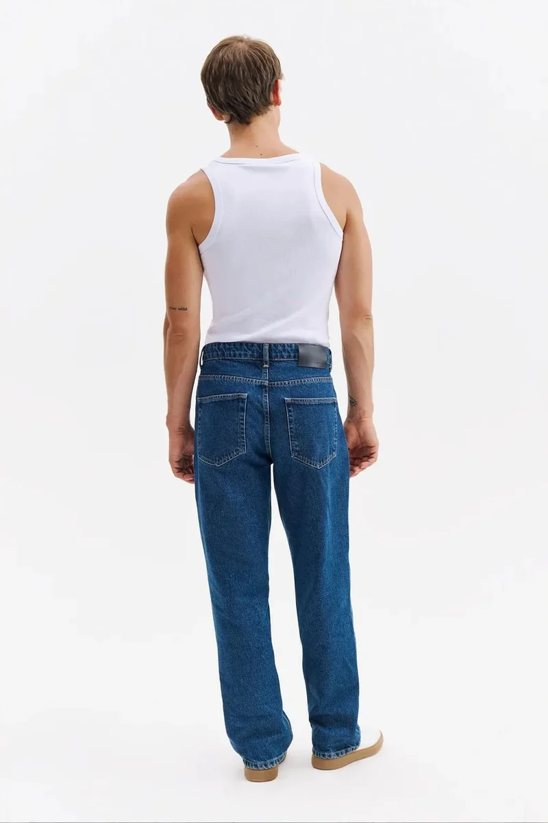 Giesto Mid Blue Denim GIESTO Men's Suit Pants for Men | Best Price UAE