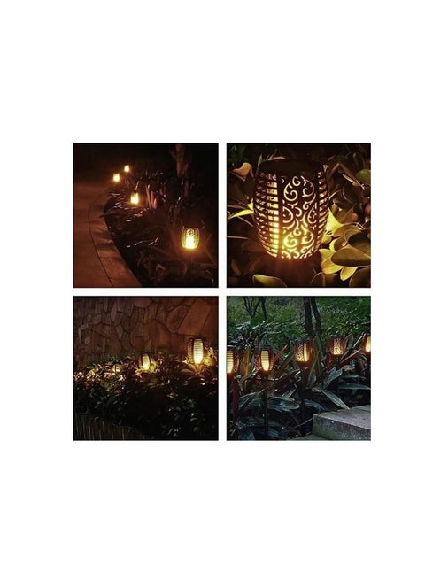 Flame Shape Garden Lights For Landscape And Pathway Decoration (34 LED)