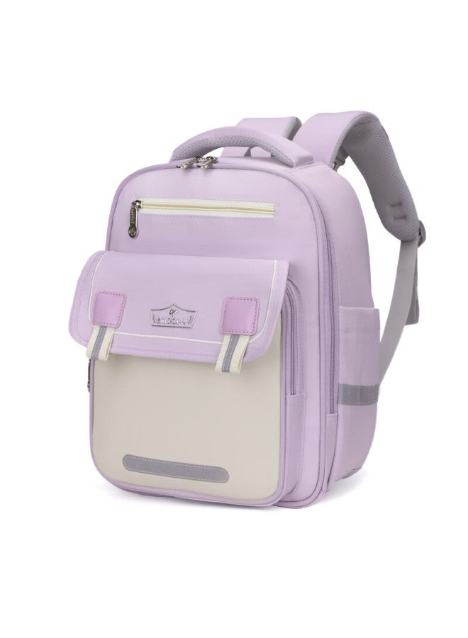 Snoopy Elementary School Backpack For Grades 1-4, Cloud-shaped Lightweight Spine-protecting Backpack, Double Shoulder Children's Schoolbag For Boys, Purple - Image 5