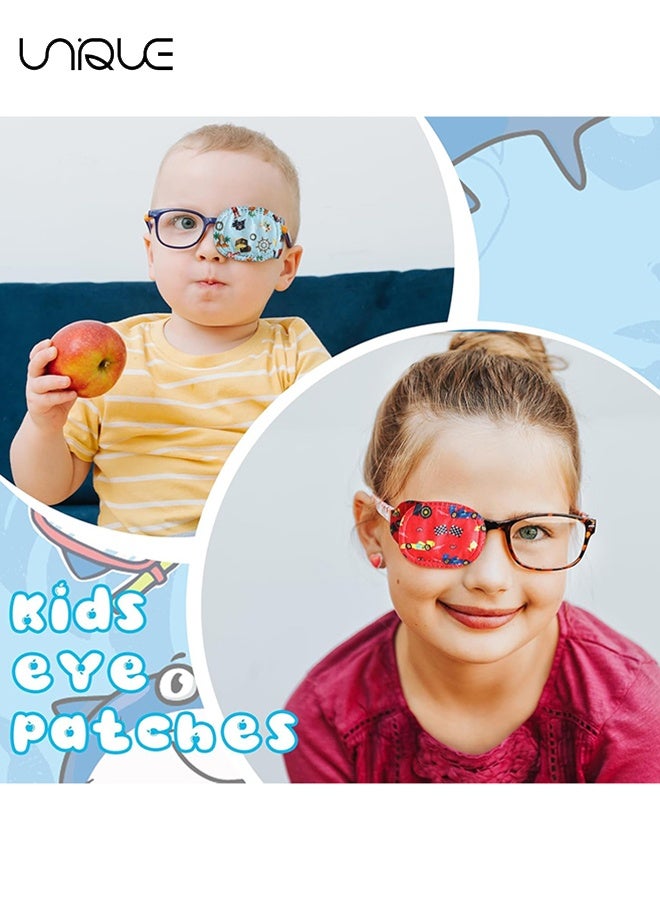 Unique 10Pcs Eye Patch for Kids | Soft Adjustable Eye Patches for Lazy Eye | Eyepatch for Glasses Fits Right & Left Eyes | Ideal for Amblyopia & Strabismus Therapy - Image 4