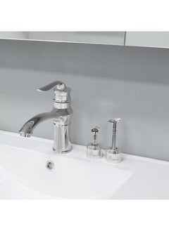 Linkidea Linkidea 2 Pack Safety Razor Stand, Opening Dia 0.7" (18.5mm) Men's Shaving Stand for Bathroom Countertops, Compatible with Gillette Mach 3 (Silver)  - Image 5