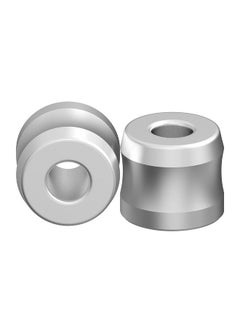 Linkidea Linkidea 2 Pack Safety Razor Stand, Opening Dia 0.7" (18.5mm) Men's Shaving Stand for Bathroom Countertops, Compatible with Gillette Mach 3 (Silver)  - Image 4
