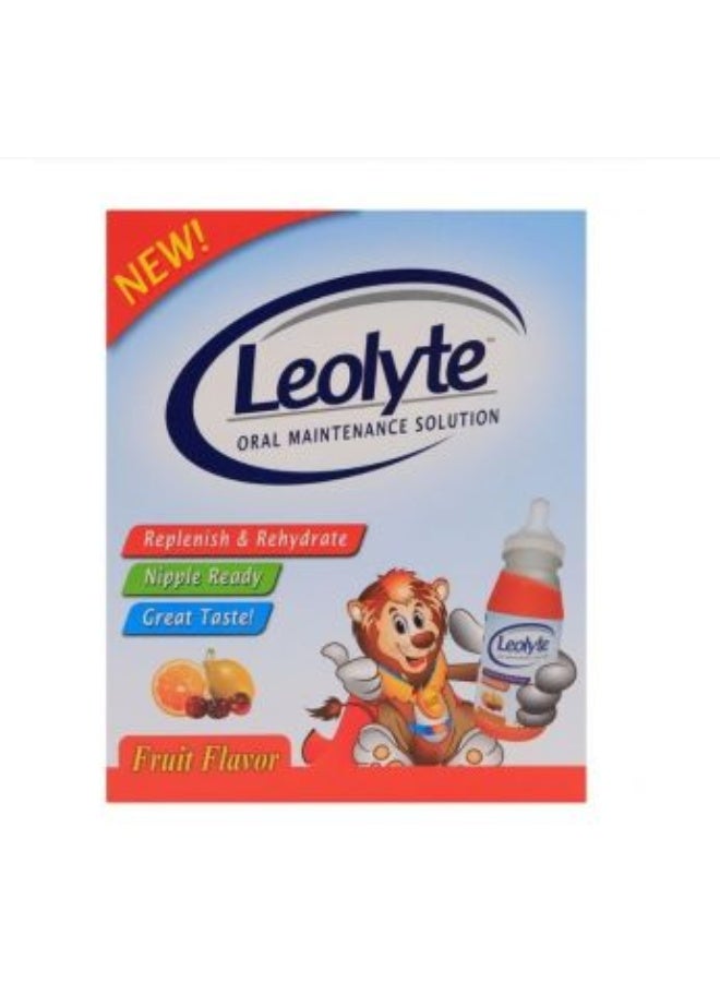 Leolyte Fruit-Flavored Oral Rehydration Solution – 4 Bottles x 237 ml - Image 2