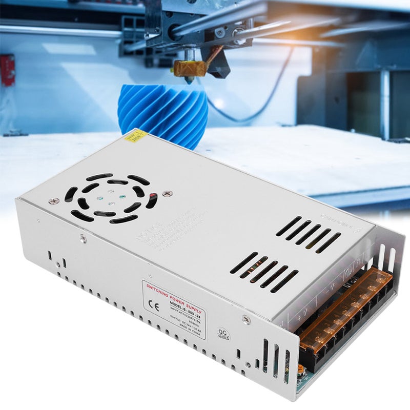 Switch Power Supply Driver Adapter Aluminum Alloy DC24V LED Screen Strip Light 3D Printer(S-500-24（24v 20.8a 500W）AC110/220V±15% ) - Image 4