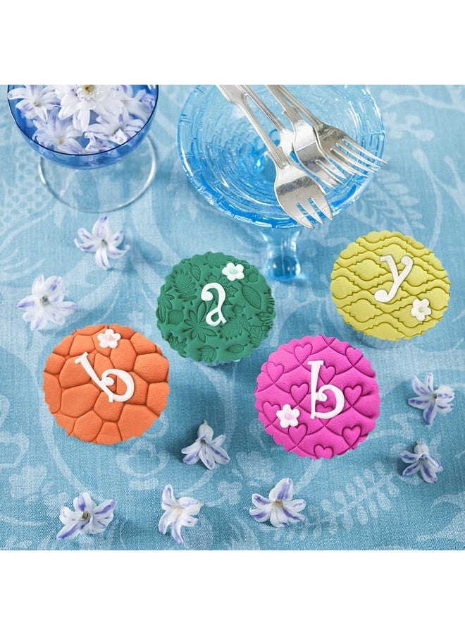 Hengke 5 Pcs Cake Fondant Embossing Mould Cake Decor Fondant Impression Mold Set Different Patterns Fondant Embosser Baking Decoration Mold For Fondant Cake Candy Chocolate Cookie Cupcake - Image 5