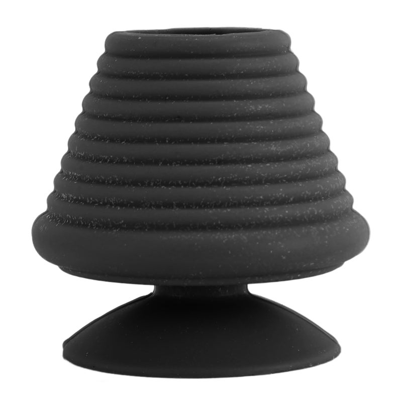 Bathtub Overflow Drain Cover Black Silicone Suction Cup Leak Prevention - Wide Compatibility Tub Stopper for Bathroom Bathtubs - Image 1
