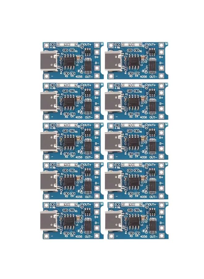 10Pcs TP4056 Type C Charging Module 18650 BMS 5V 1A USB Charger Board With Protection - Image 1