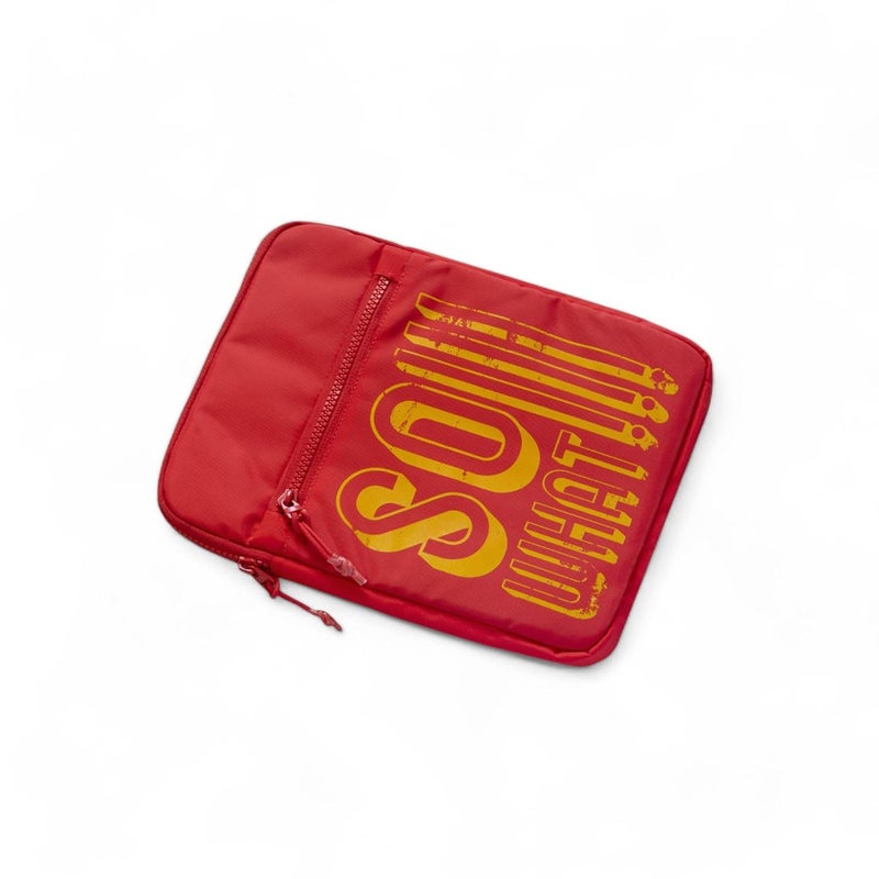 QIPS iPad/Tablet Sleeve Bag Water-Resistant Case Cover Fits Upto 10 inch Tablets Bag for iPad/Samsung/Lenovo/Galaxy Tab/Realme Pad/Honor Pad/Xiaomi Mi pad/Redmi Pad/Oneplus Pad (Red) - Image 2