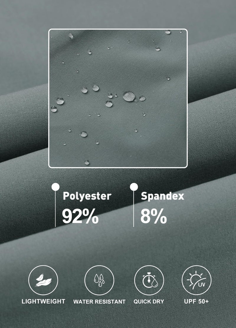 Libin Women's Cargo Joggers Lightweight Quick Dry Hiking Pants Athletic Lounge Casual Travel, Metropolis Gray M - Image 5