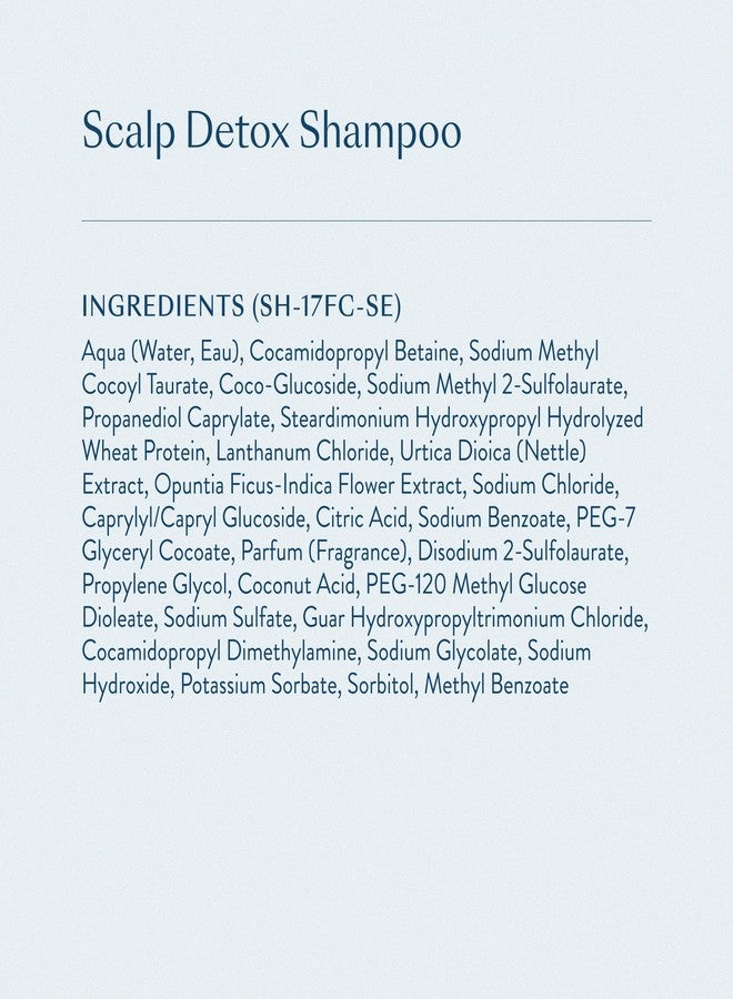 eSalon Scalp Detox Shampoo, Gentle Clarifying with Nettle and Prickly Pear Extract, 10 fl oz - Image 4