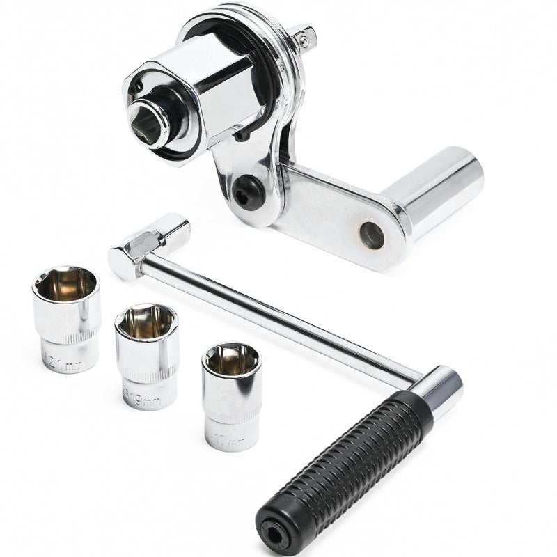 VQP Torque Multiplier Set 1/2â€ DR w/ 3 Sockets, Labor Saving Lug Nut Remover, Hand Lug Nut Wrench Kit, Portable Wrench Sockets Set (Max 680N/M, Upgraded 8-Point) - Image 1