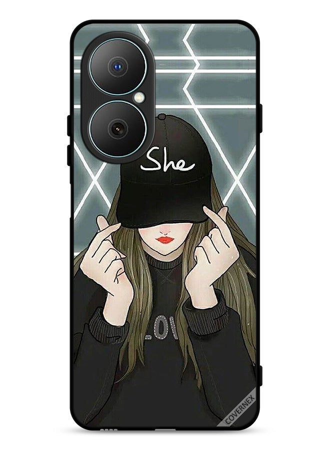 Covernex Huawei Nova Y73 Protective Case Cover She On Cap