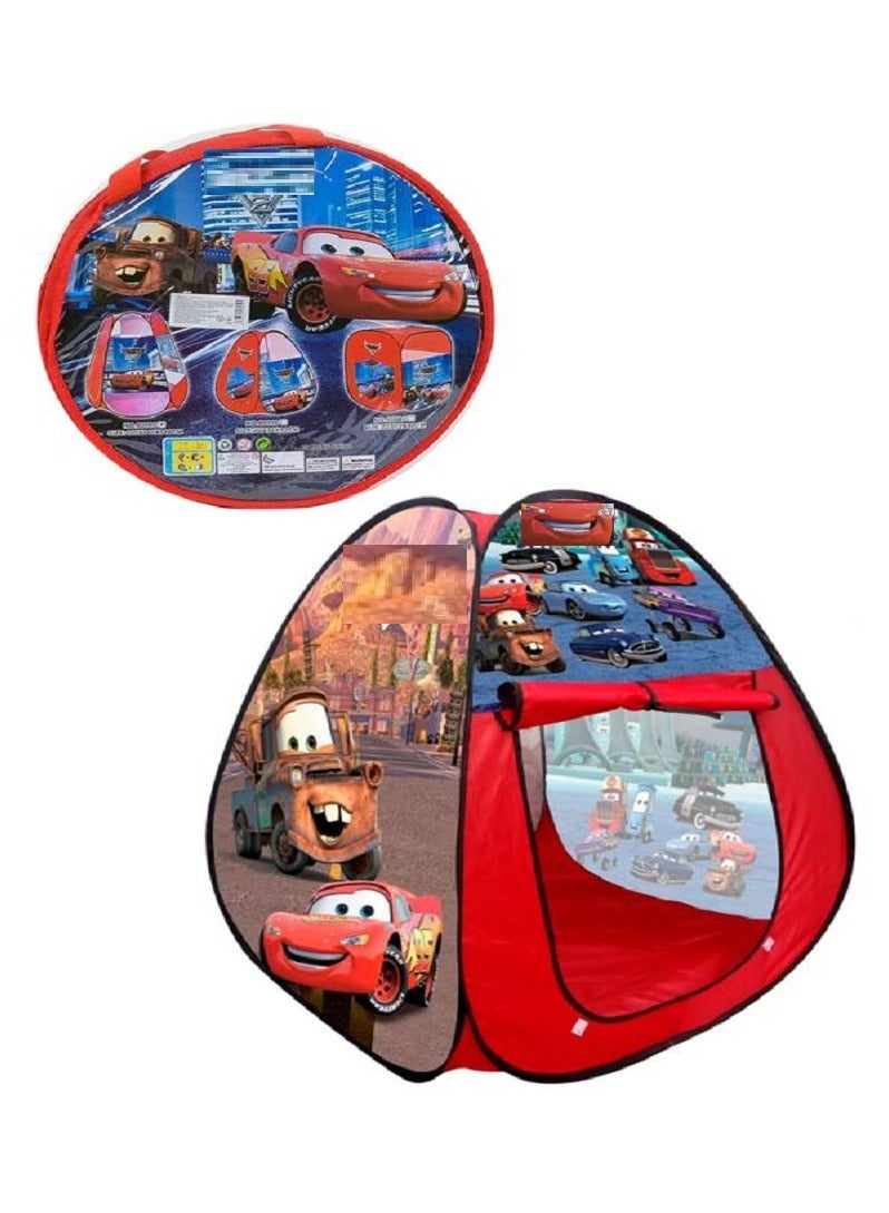 Children's play tent -cars with bag 