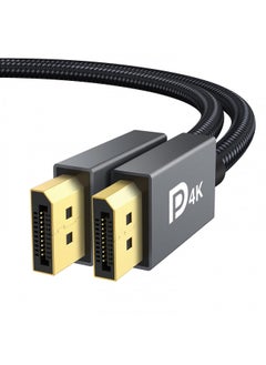 IVANKY VESA Certified DisplayPort Cable, 6.6ft DP Cable 1.2,[4K@60Hz, 2K@165Hz, 2K@144Hz], Gold-Plated Braided High Speed Display Port Cable 144Hz, for Gaming Monitor, Graphics Card, TV, PC, Laptop