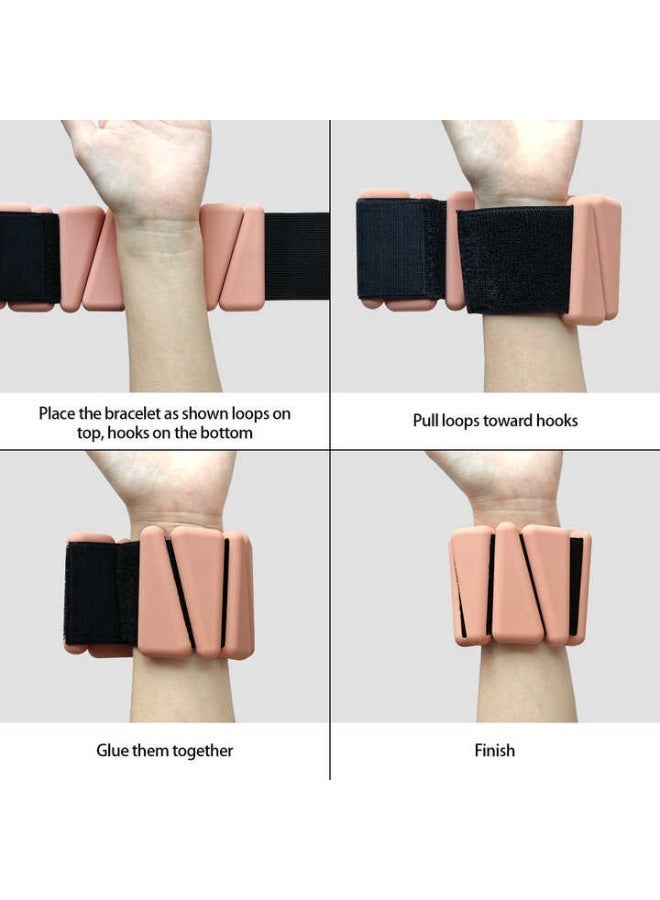 ريحني أوزان الكاحل والمعصم القابلة للتعديل للتدريب المقاوم تقوية وتحمل محسّن - Image 2