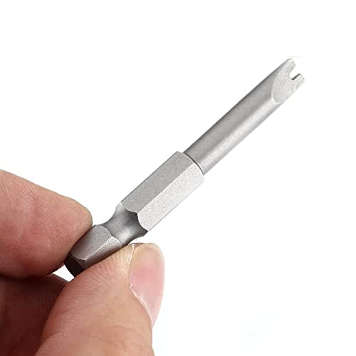 Fongmore 5 Pcs 1/4" Hex Shank Alloy Steel U Shape Magnatic Screwdriver Drill Bits Set Spanner Screwdriver Bits U4 U5 U6 U7 U8 50MM Length - Image 5
