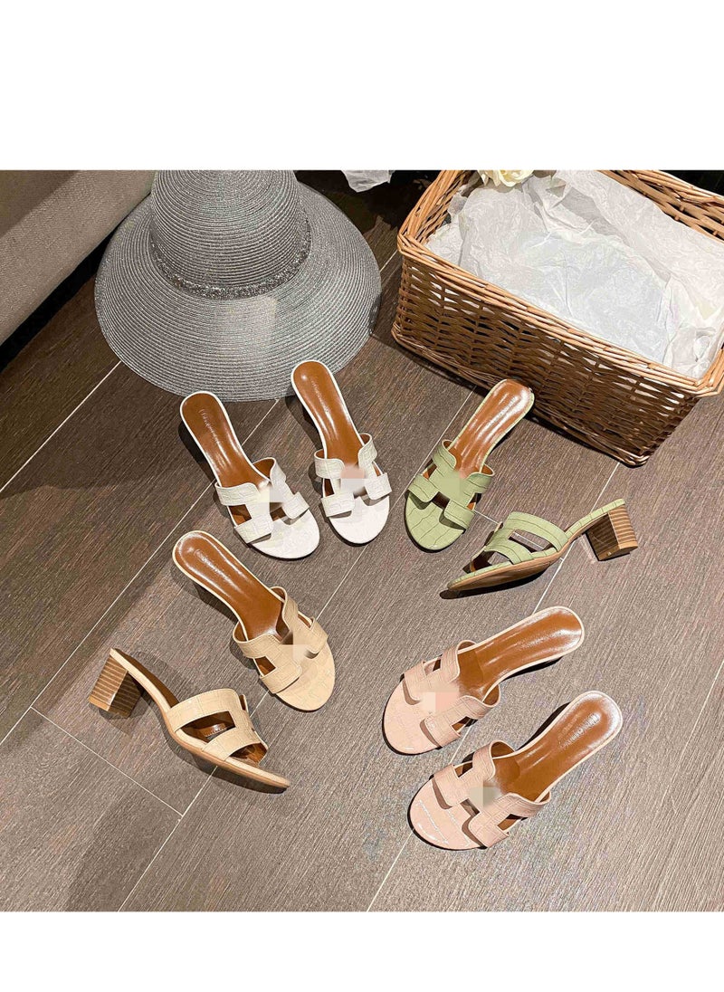 Generic - Women's High-Heeled Sandals And Straight Line Sandals - Image 1