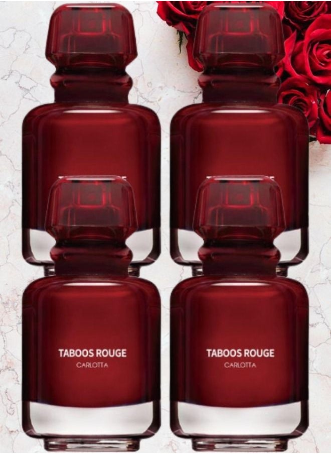 23 skin 4 Pieces Taboos Rouge Carlotta 80ml EDT  - Image 1