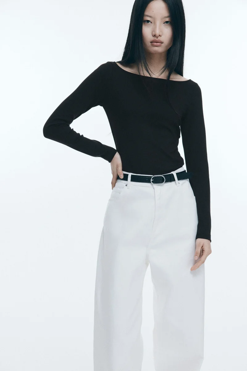 H&M Boat-neck top