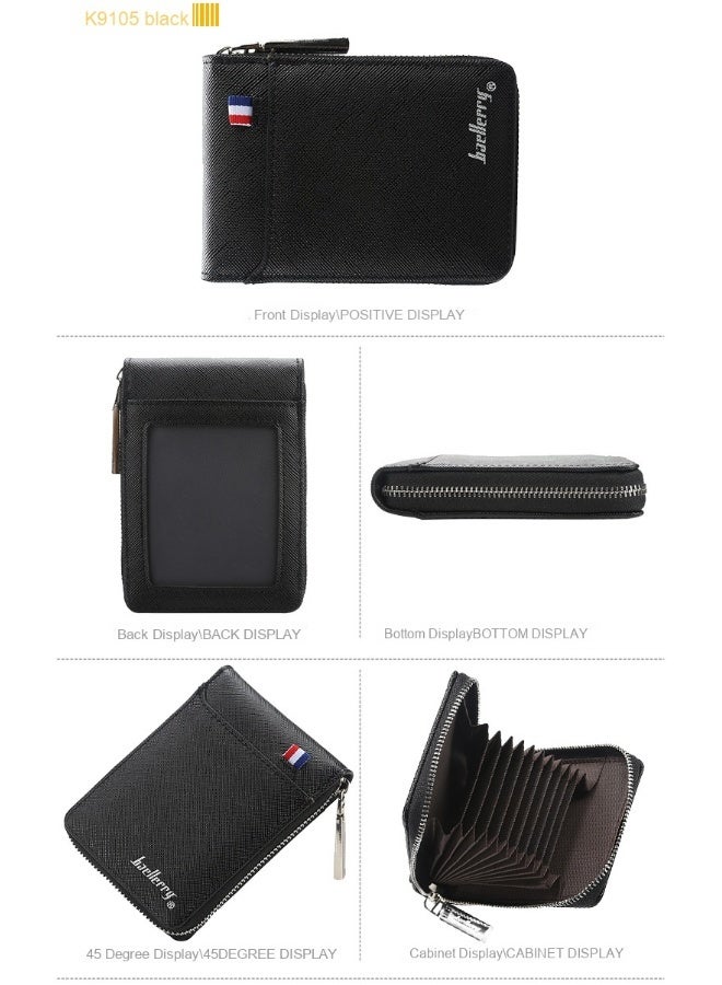 baellerry Men's Wallet Card Bag Creative Multi-card Organ Card Sleeve Credit Card Bag Coin Wallet  - Image 3