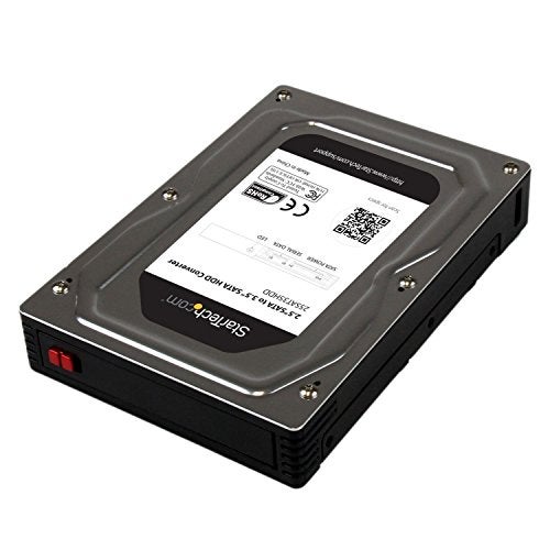 Startech.com StarTechcom 25 to 35 SATA HDDSSD Adapter Enclosure External Hard Drive Converter with HDDSSD Height up to 125mm 25SAT35HDD Gray - Image 1