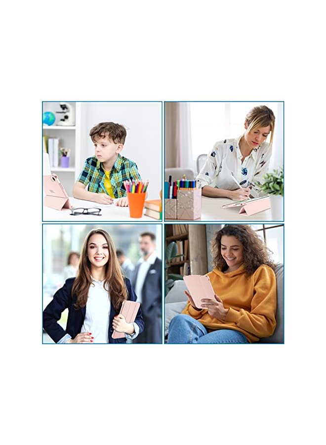 Procases iPad Mini 6 Case 8.3 Inch 2021 iPad Mini 6th Generation Case, Hard Back Cover Cases for 2021 iPad Mini 8.3" 6th Gen A2567 A2568 A2569 -Pink - Image 4