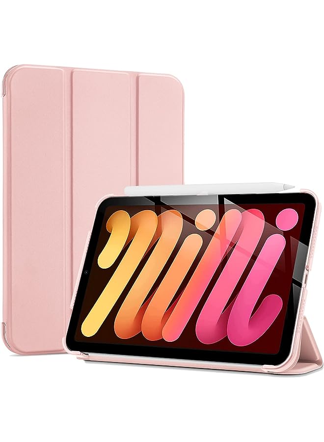 Procases iPad Mini 6 Case 8.3 Inch 2021 iPad Mini 6th Generation Case, Hard Back Cover Cases for 2021 iPad Mini 8.3" 6th Gen A2567 A2568 A2569 -Pink - Image 1