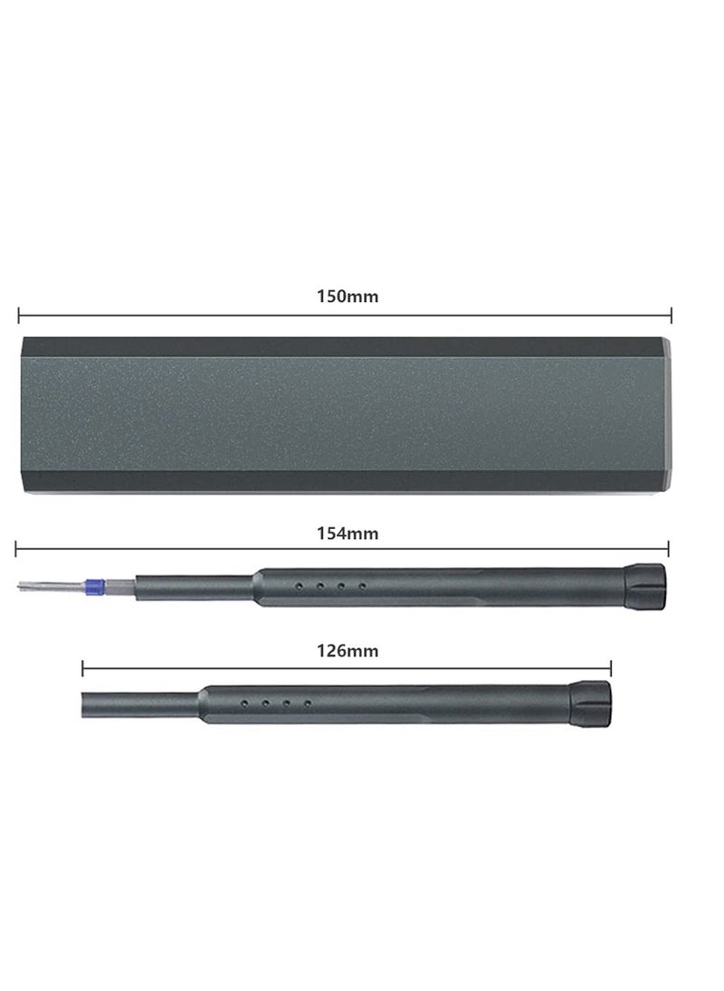 Y&D - Mini Precision Screwdriver Set, 31 in 1 Small Portable Magnetic Repair Tool Set with Premium Quality Aluminum Case for Watch, Eyeglass, Phone, Computer, Electronics - Image 1