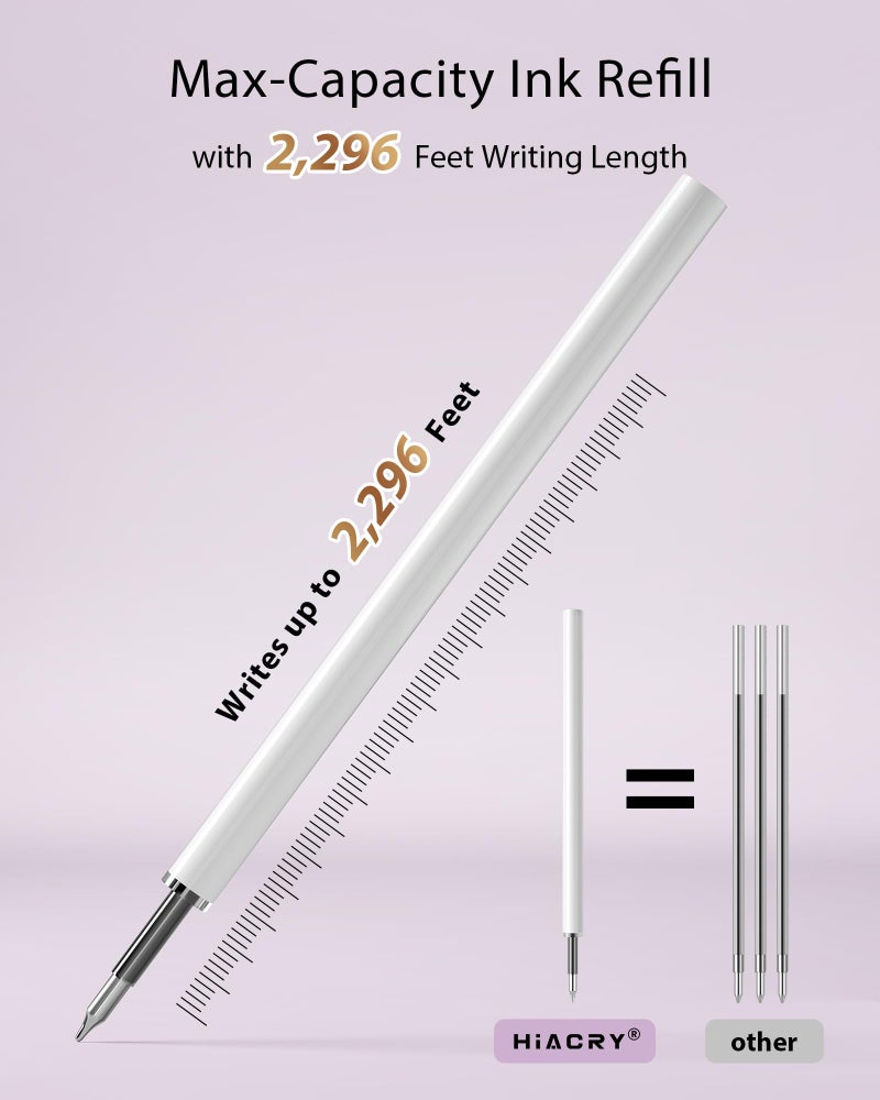 Hiacry 16 Pcs Gel Ink Pens, 0.7mm Fine Point for Smooth Writing Journaling Pens, Black Quick-Dry Long Lasting Fidge Pens, Cute School Office Supplies Gifts for Women (16Pcs Morandiï¼‹Vintage-Black Ink) - Image 5