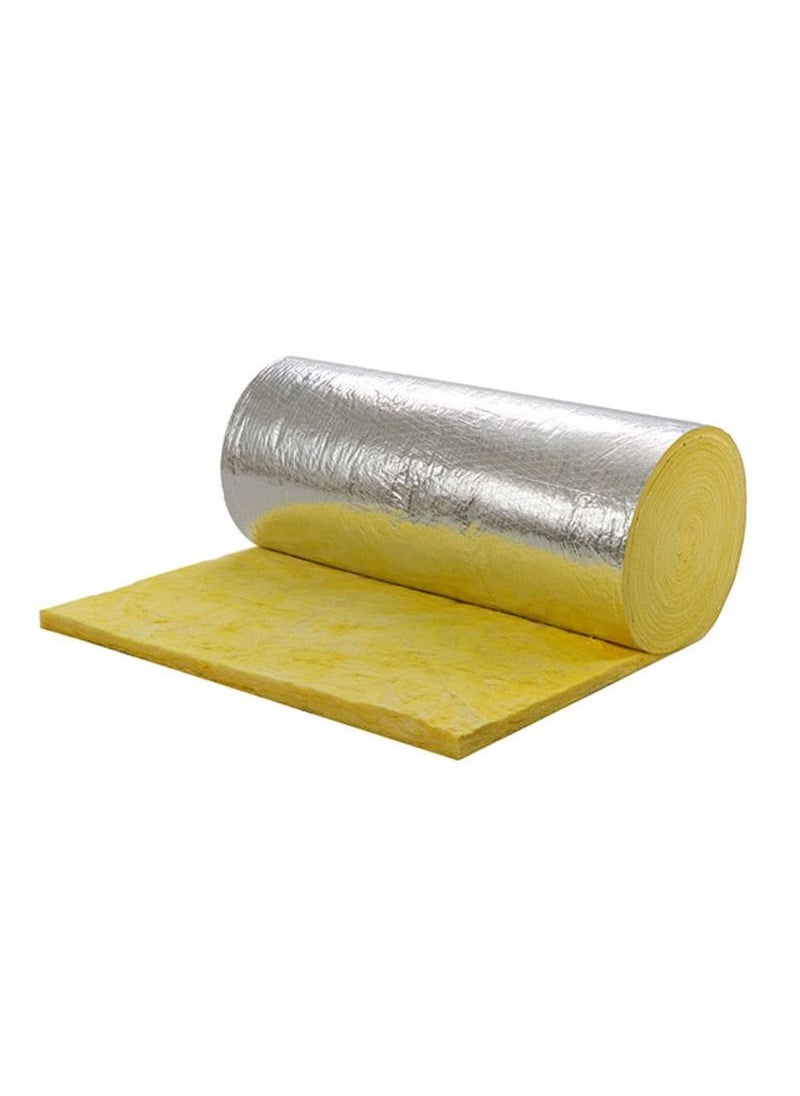 AL RAMIZ - Fiberglass insulation Roll with Aluminum foil 1 inch 20M - Image 1