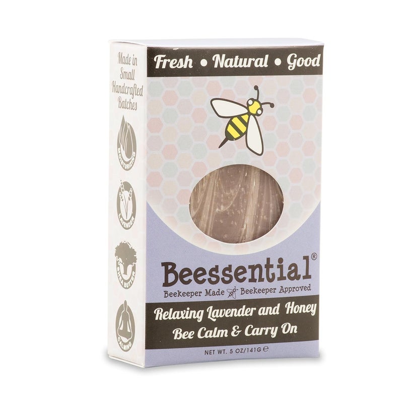 Beessential Relaxing Bar Soap Lavender And Honey 5 Ounce