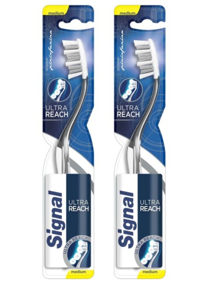 سيجنال قطعتين فرشاة أسنان ألترا ريتش متوسطة متعددة الألوان - Image 1