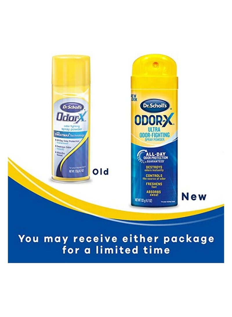 Dr. Scholl's Odor-X Ultra Odor-Fighting Foot Spray Powder And Sweat Absorption 133 G  - Image 4