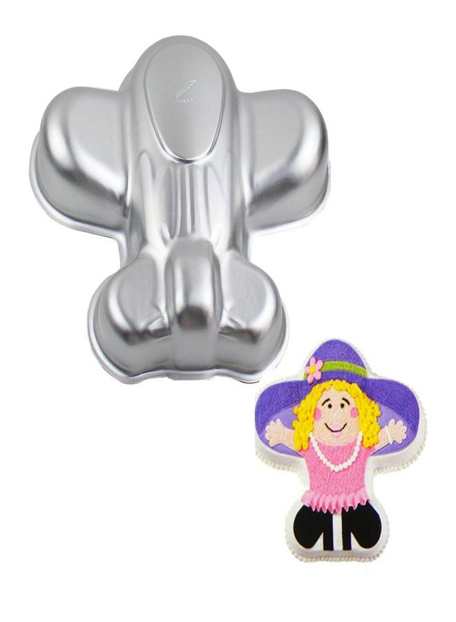 Wotoy 11-inch Silver Airplane Cake Baking Pan - Image 4