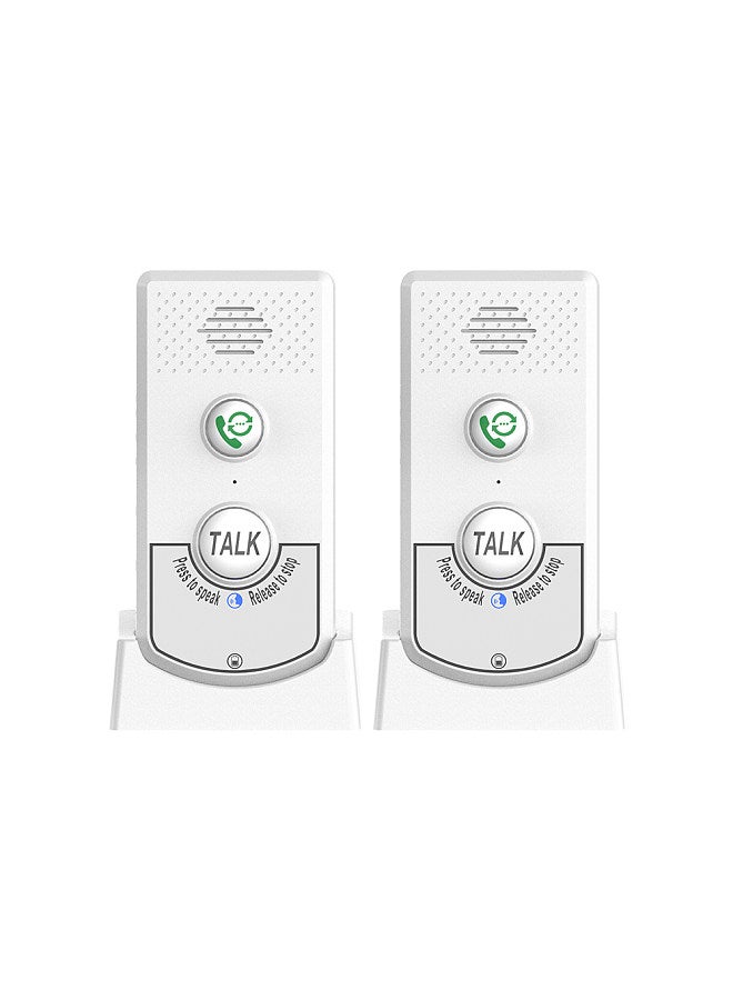 2 Pack Intercoms Wireless for Home Voice Bidirectional Caller Home Ultra Long Distance Portable Wireless Voice Interphone  - Image 1