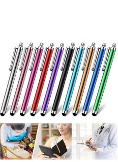 Y&D 10 pcs Stylus Pens Portable Universal Touch Screen Capacitive Styli Compatible with Tablets, iPad Mini Pro Air Smartphones Samsung All Devices  - Image 1