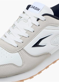 Dash Men Panelled Lace-Up Sneakers  - Image 4
